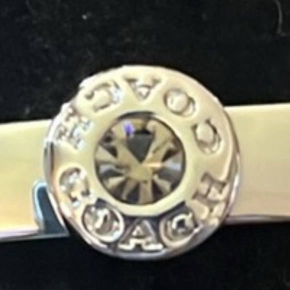 Coach Open Circle Hinged Bangle - Picture 3 of 11